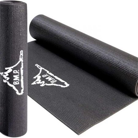 BLACK MOUNTAIN PRODUCTS Black Mountain Products Black Yoga Mat Eco Friendly Yoga Exercise Mat; Black Black Yoga Mat